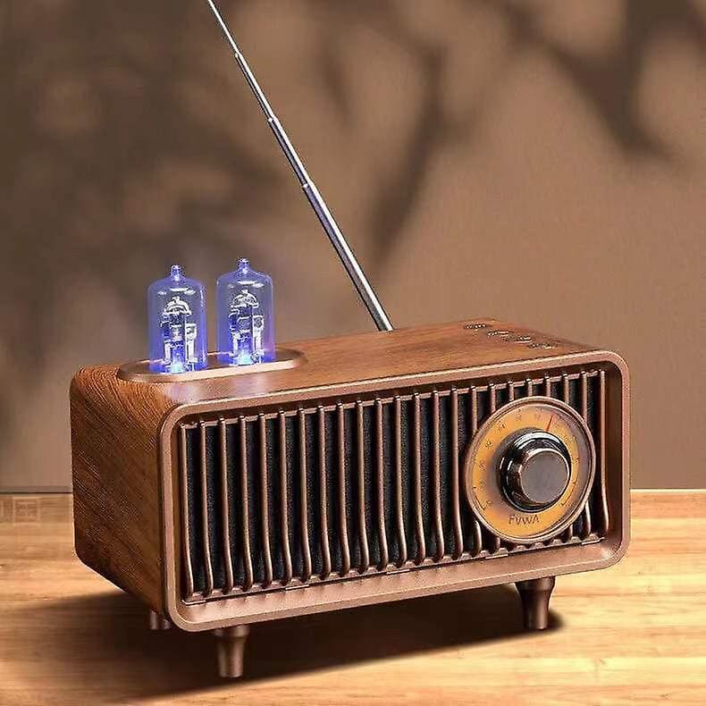 Винтаге радио АМ/ФМ ретро звучник дрвени мали
