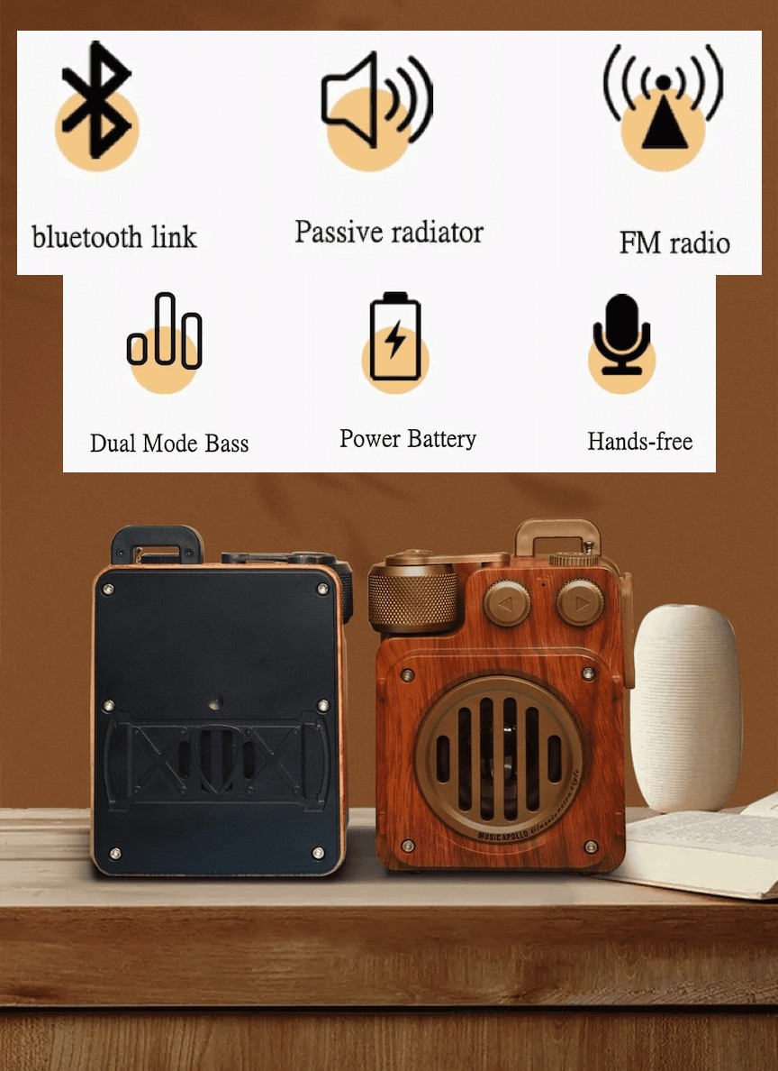 стари дизајн радио винтаге ретро дизајн дрвени